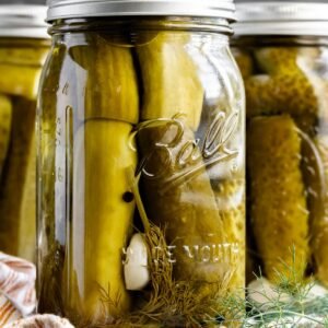 (500 מ"ל) מלפפונים חמוצים ביתיים